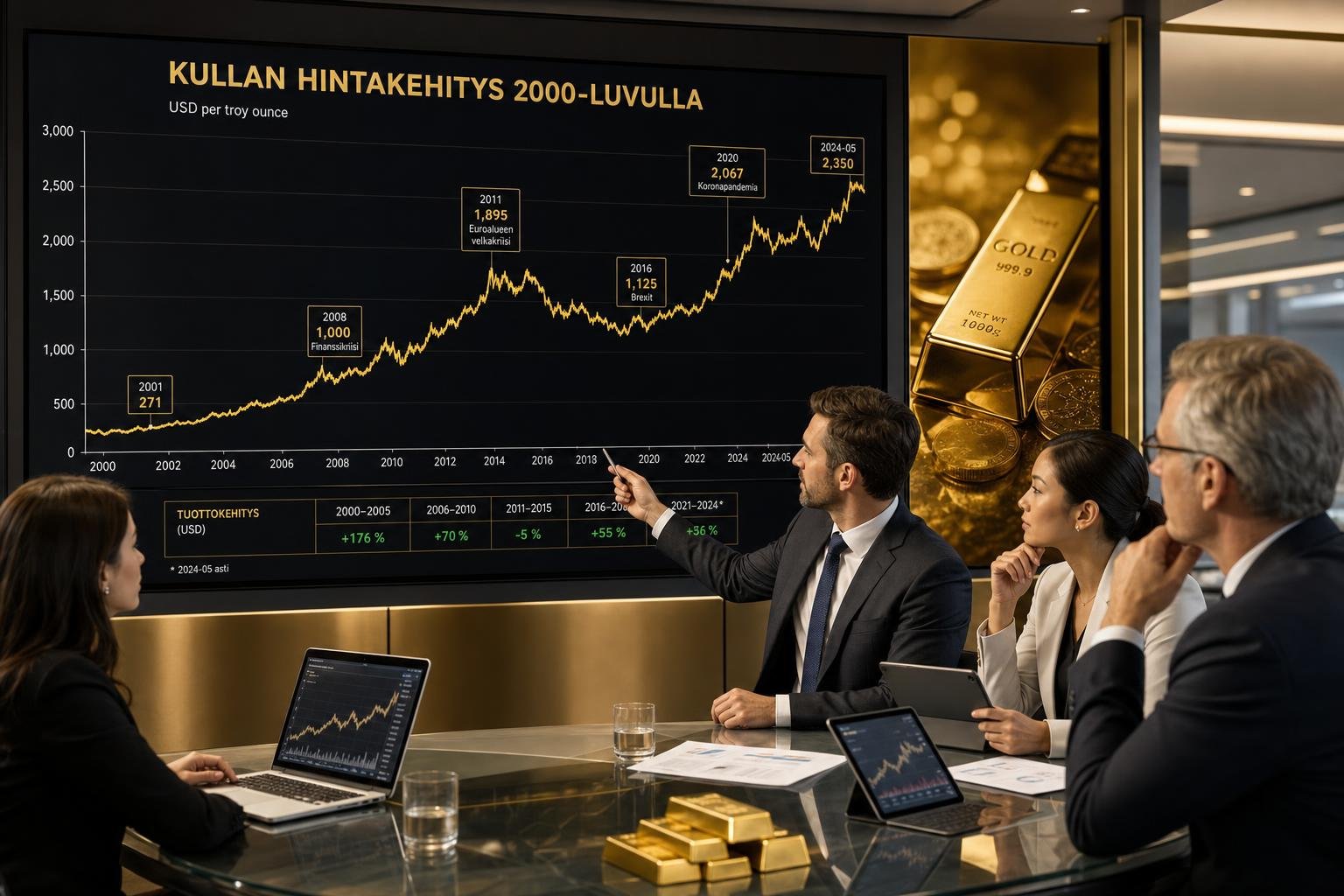 Kullan Hintakehitys 2000-luvulla